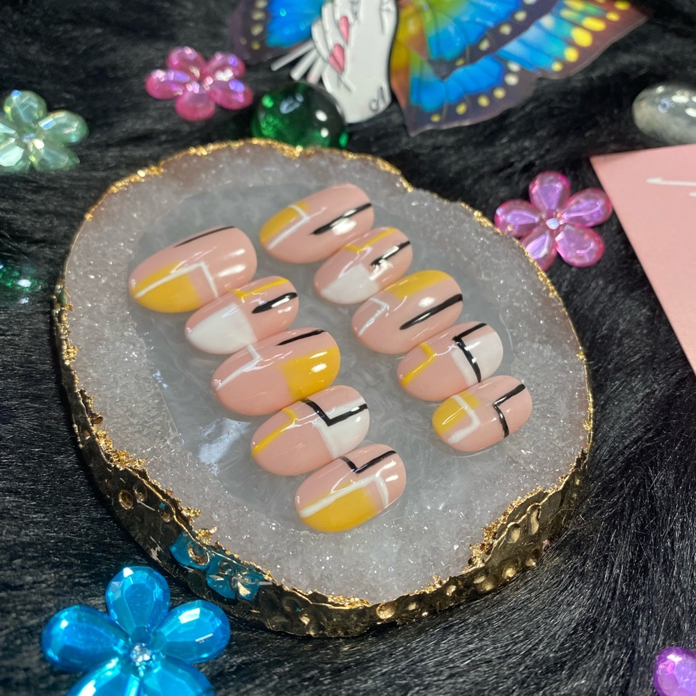 Totally Abstract Press On Nails